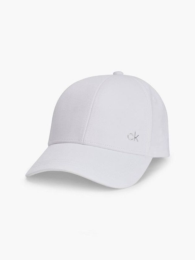 Calvin Klein USA Organic Cotton Mens Cap White 7640351-YT